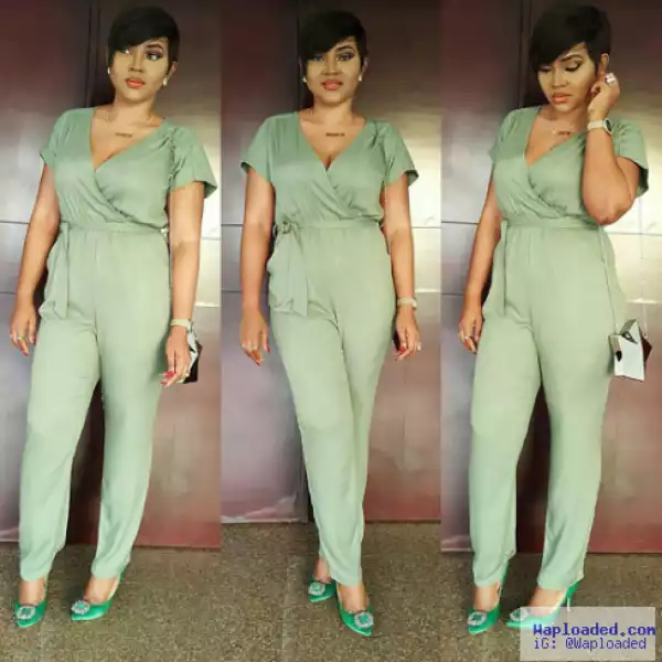 Photos: Mercy Aigbe-Gentry Steps Out In Lovely Jumpsuit